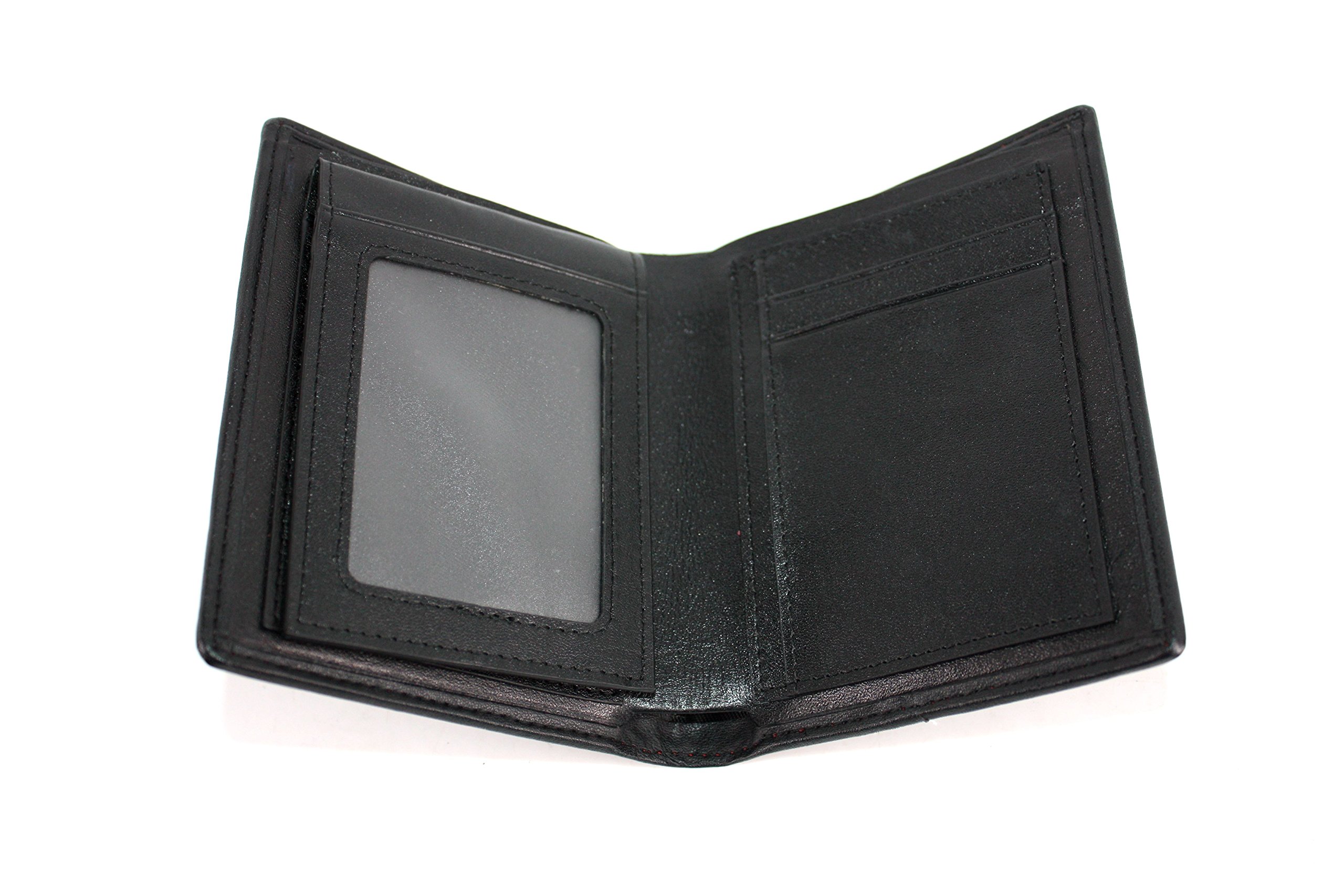 RFID Blocking CL Carbonlife Carbon Fiber Mens Real Carbon Fiber Leather Wallet with Credit Card