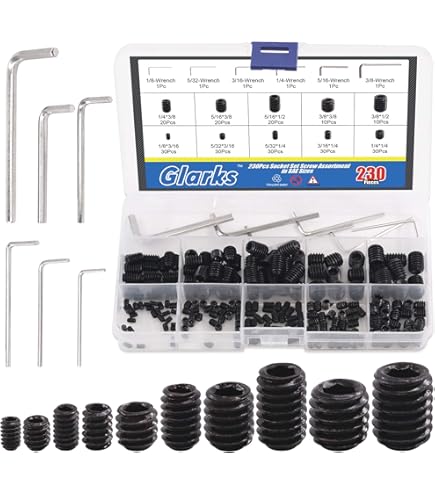 10 Set M6 Hex Socket Head Cap Screw Bolt And Nut Set With Plain Washers
