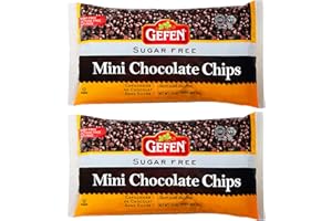 Gefen Mini Chocolate Chips, Sugar Free, 10oz (2 Pack) Dairy Free, Nut Free, Lactose Free