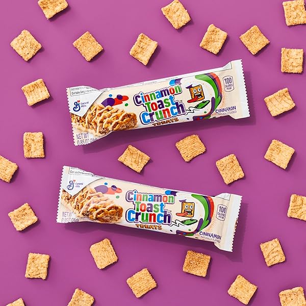 CINNAMON TOAST CRUNCH CEREAL TREAT BARS, SNACK BARS, VALUE PACK, 16 CT, 13.6 OZ