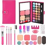 Aomig 33 Color Kids Makeup Set 12 PCS Non-Toxic Washable Princess Kit