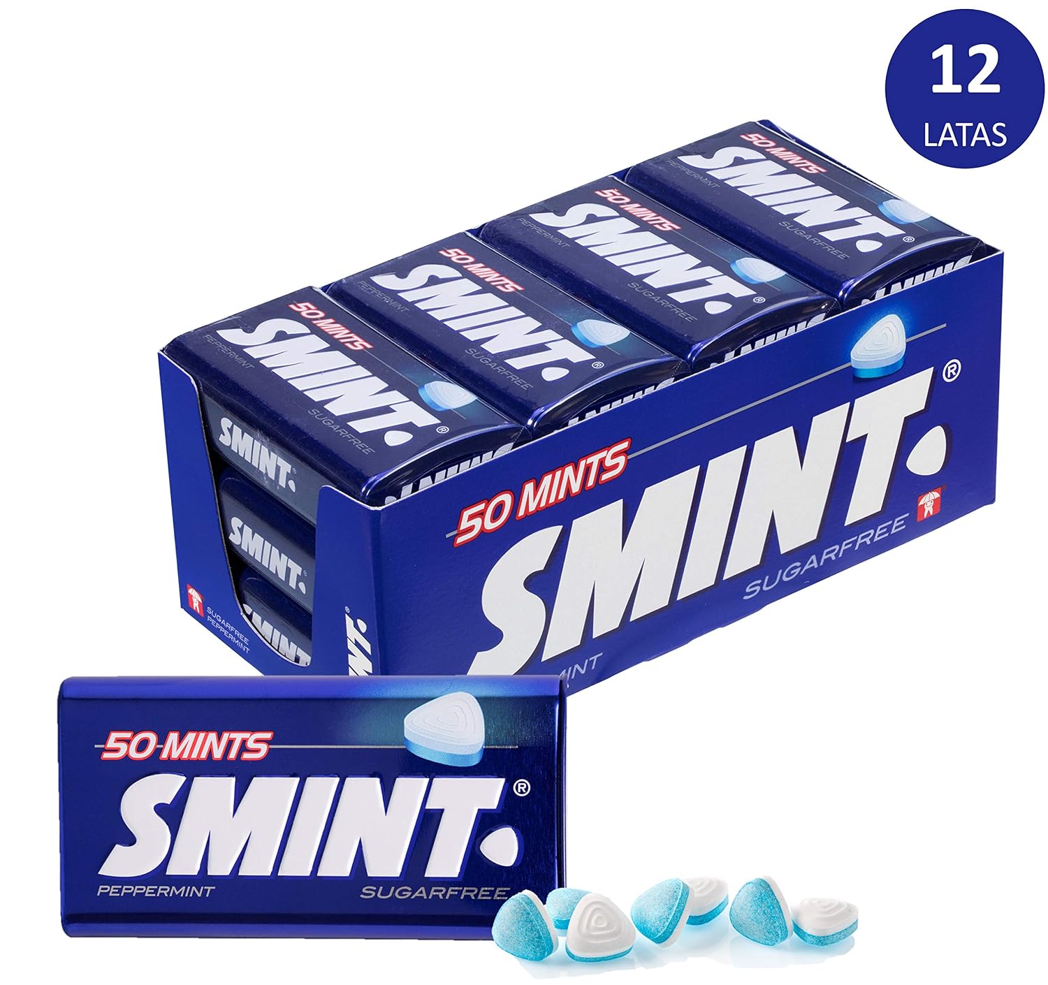 12 Latas Smint Tin Menta 12 Latas Smint Tin Menta