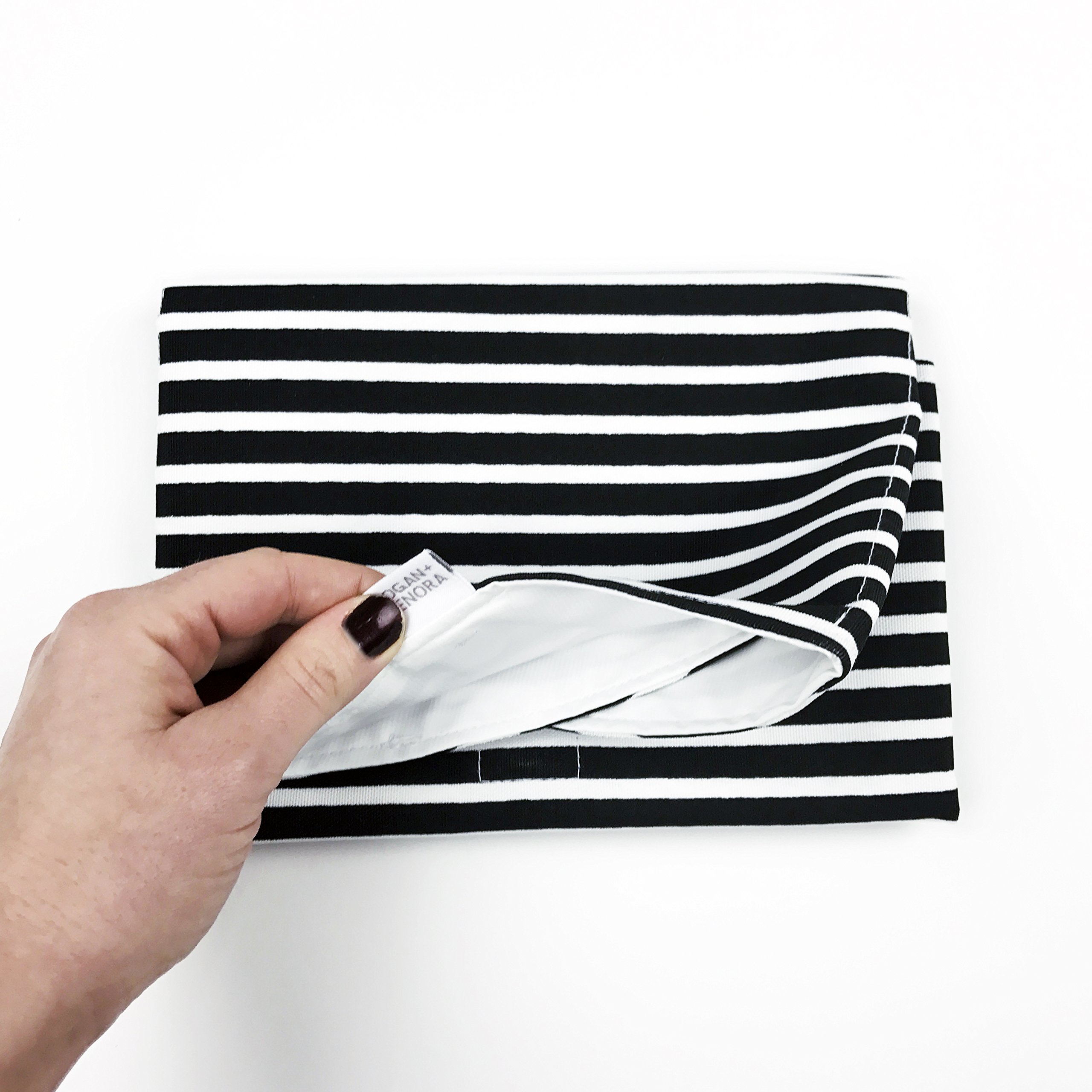 Waterproof Diaper Clutch With Detachable Vegan Leather Wristlet Strap