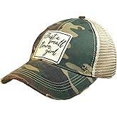 Vintage Life Sassy Collection Women's Trucker Baseball Cap (Small Town Girl Camo)