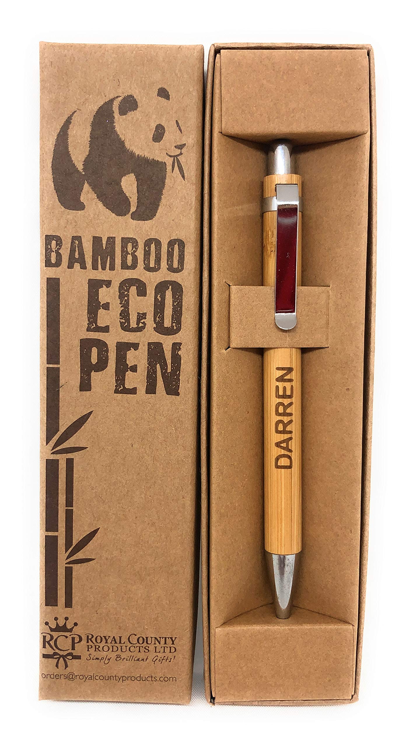 Royal County Personalised Bamboo Pens - Eco Friendly - Special Auntie PLEASE DO NOT USE THIS LISTING TO ORDER ANY OTHER NAME