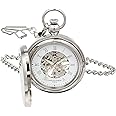Charles Hubert 3850 Mechanical Picture Frame Pocket Watch