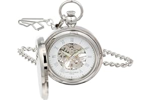 CHARLES-HUBERT PARIS Charles Hubert 3850 Mechanical Picture Frame Pocket Watch