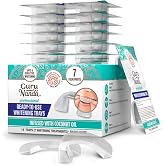 GuruNanda Teeth Whitening Gel Trays with 8% Hydrogen Peroxide, 7 Treatments | Teeth Whitening for Sensitive Teeth|Prefilled Trays|With Coconut Oil|Lifts Surface Stains|Fast &amp; Easy Teeth Whitening