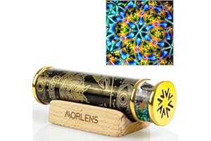 Morlenscope 12 Constellations Kaleidoscope for Adults Handmade Moonlight Stone Crystals and Healing Stones Handcraft Wedding Anniversary Birthday Creative Gift for Man Woman (Cancer)