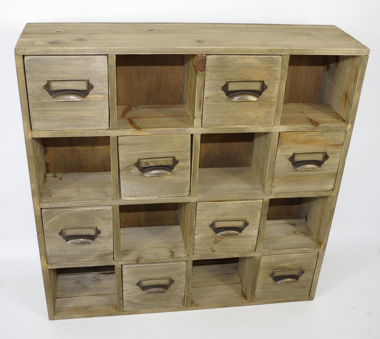 Geko 51 X 13 X 51 Cm Multi Drawer Storage Unit Square Handle