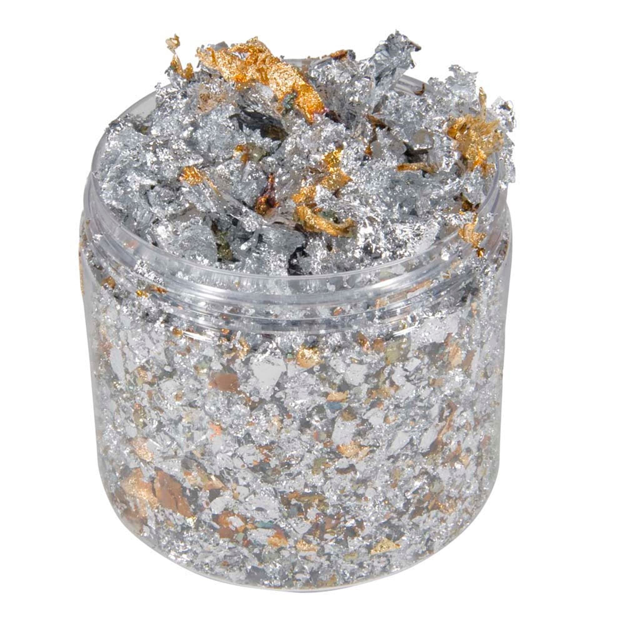Cosmic Shimmer Gilding Flakes, Silver Dream, 200 ml,CSGF-SILVD