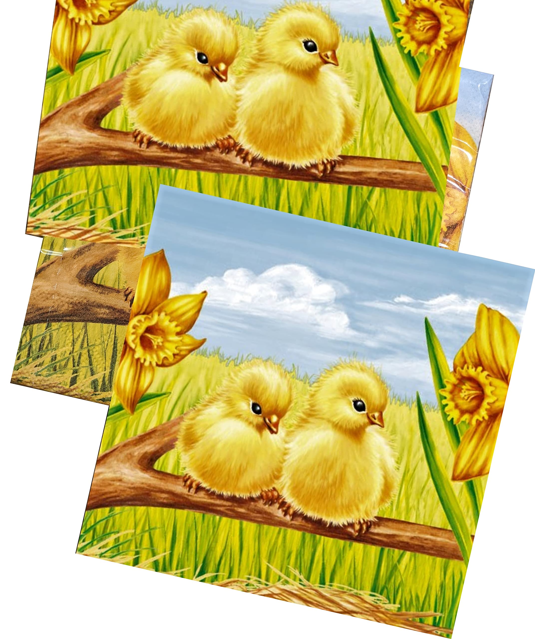 20 Ambiente Napkins 'EASTER STARTS' 23301455