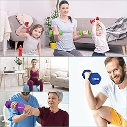 PONE FIRST Dumbbell Hand Weight Pairs – Neoprene
