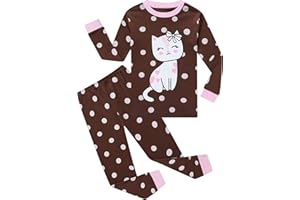 Family Feeling Kids & Toddler Girls Boys Pajamas 2 Piece Pjs Set 100% Cotton Sleepwear