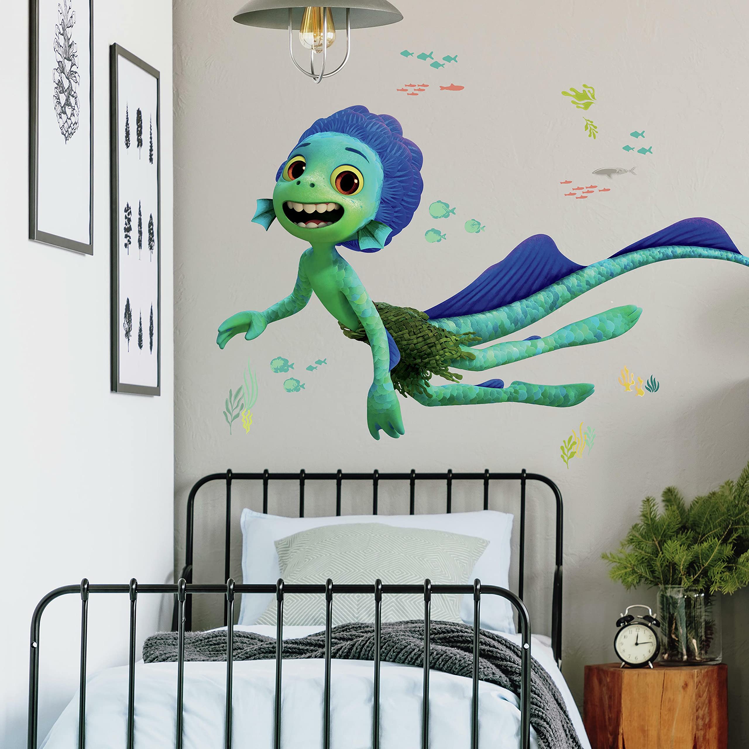 RoomMates Disney Pixar Pixar Luca Sea Monster Giant Peel and Stick Wall Decals by RoomMates, RMK4848GM