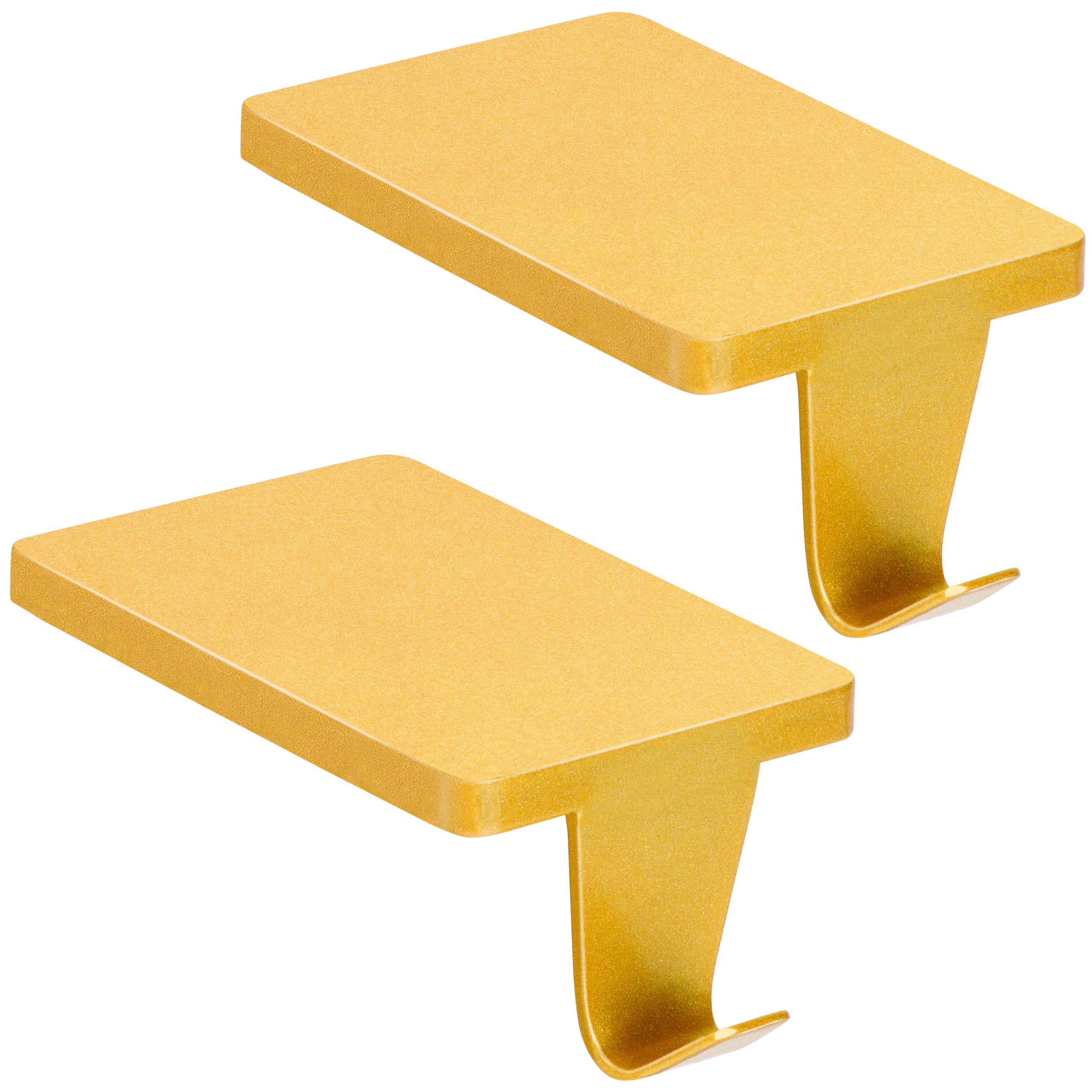 Photo 1 of Palonu 4 Pcs Gold Christmas Stocking Holders, Heavy Duty Mantle Hangers Cast Iron Hanging Hooks with Non-Slip Pad,Christmas Ornaments Xmas Holiday Decoration Shelf Window Fireplace Mantel Décor