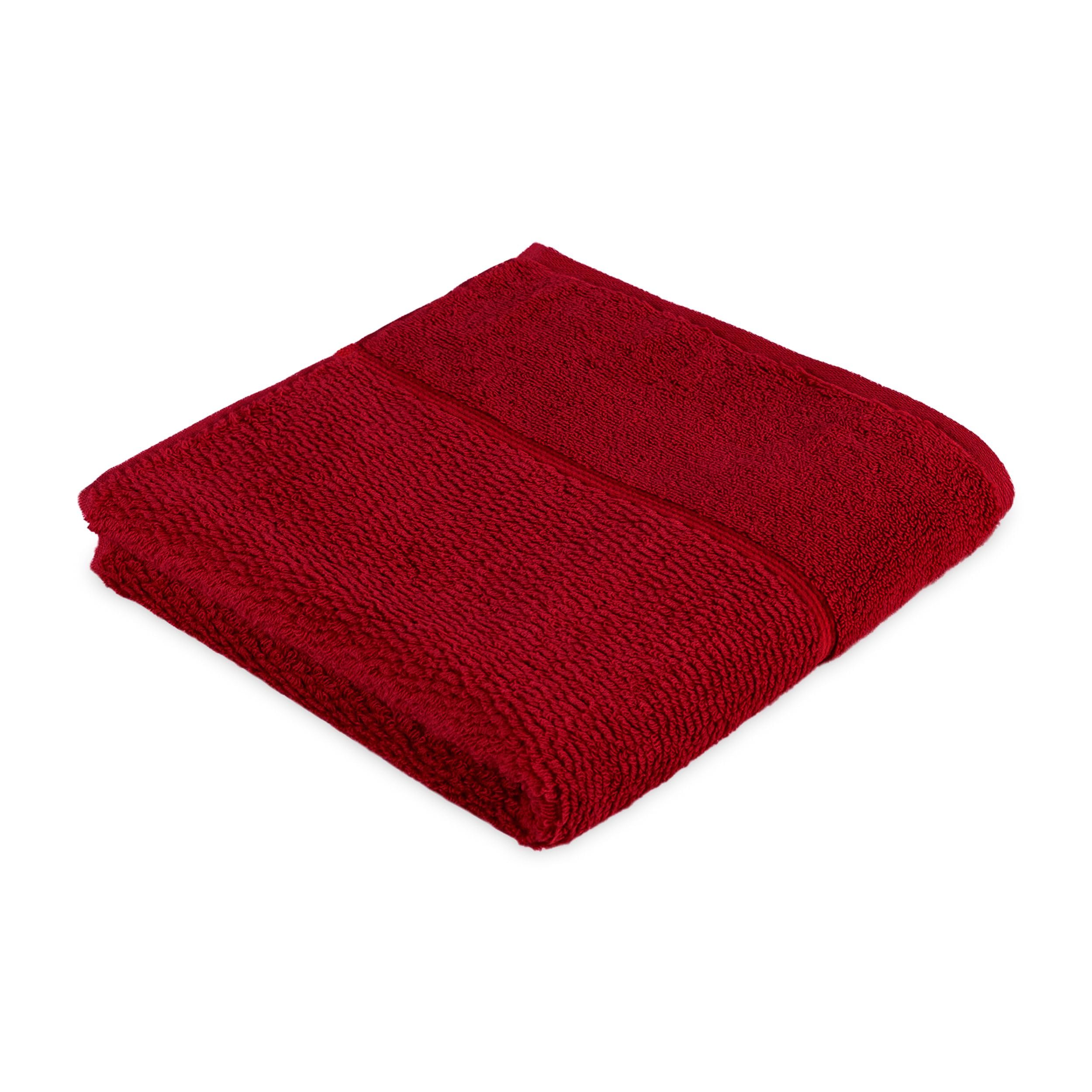 Frottana Pearl hand towel 50 x 100 cm, 100% cotton, ruby