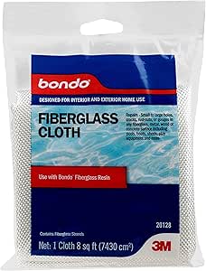 Bondo Fiberglass Cloth, 20128, 8 Sq Ft