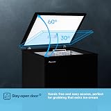 Fridgemaster MCF142EB 142L Freezer Black 4 Star Winter Guard LED view 8