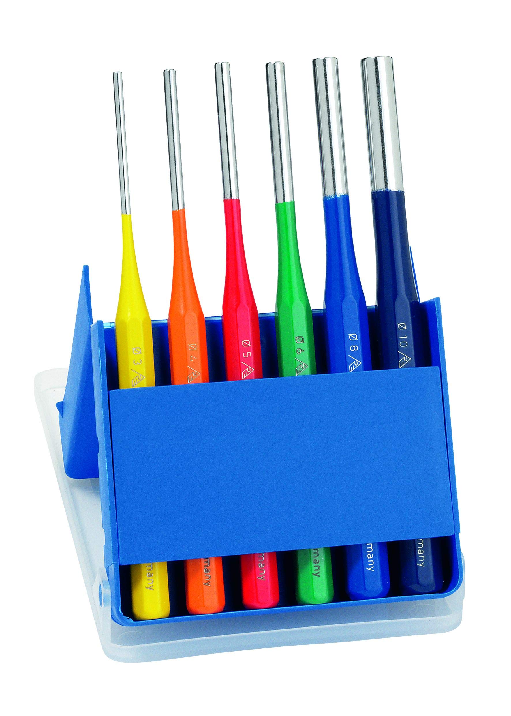 Rennsteig 4255006 RC Set of Parallel Pin Punches with HRC 59Plus
