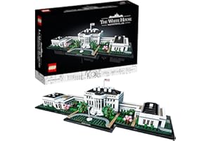 LEGO Architecture Collection: The White House 21054 - Model Building Kit, Creative Set for Adults and Teens, Energizing DIY Project, Iconic Presidential Office, Great Collectible Gift for Father's Day