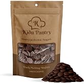Merckens Chocolate Melting Wafers Bulk Bag Perfect For Dipping, Deserts, Baking And More (Dark, 1 Pound)