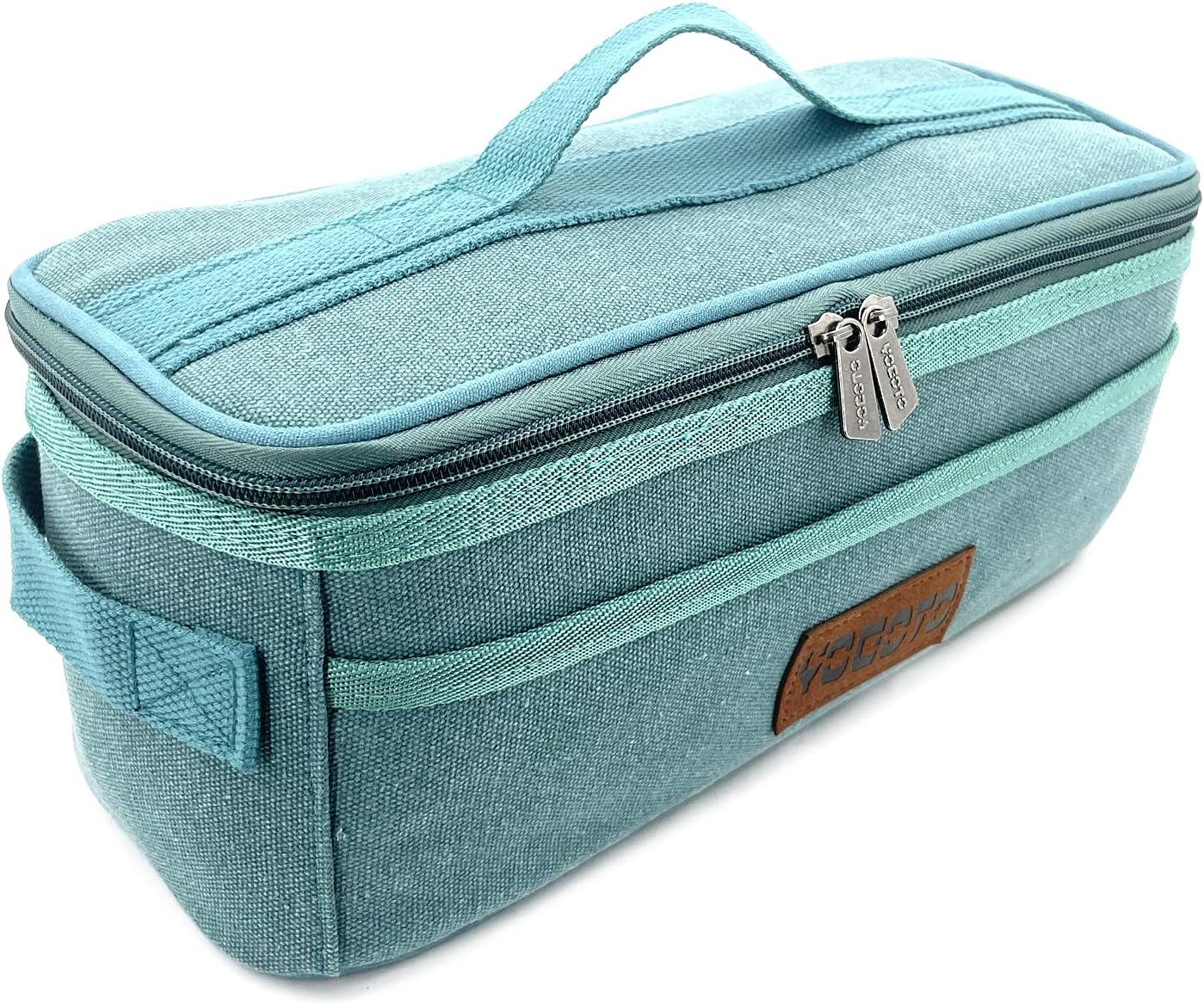 Amazon Yogoto クッキングツール ボックス 調理器具 入れ 調味料ケース アウトドア 収納バッグ バーベキュー キャンプ キッチンツールボックス コンテナ スカイブルー Yogoto 調味料入れ