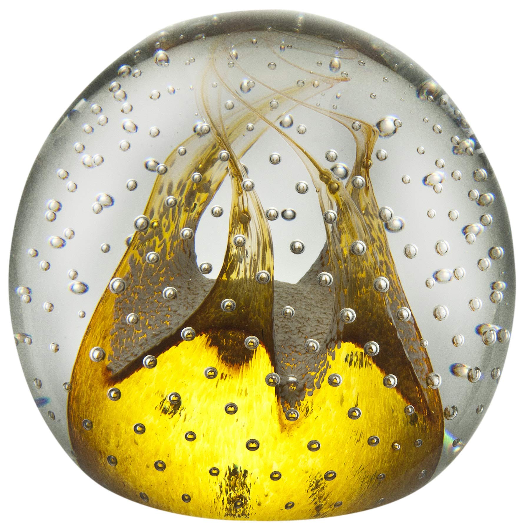 Congratulations Gold Paperweight