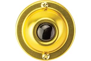 Everyday BR4BL Door Chime Button, 1.75-Inch, Brass