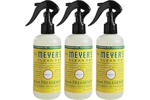 MRS. MEYER'S CLEAN DAY Room and Air Freshener Spray, Non-Aerosol Spray Bottle Infused with Essential Oils, Honeysuckle, 8 fl. oz - Pack of 3