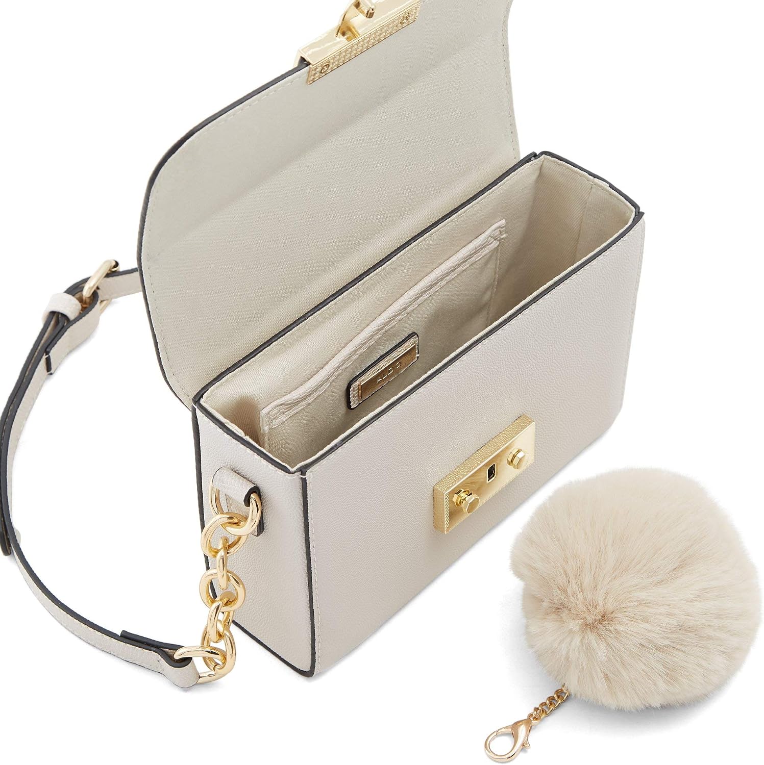 ALDO Women's Shaunna Cross Body, Bone, ONE Size - Image 4