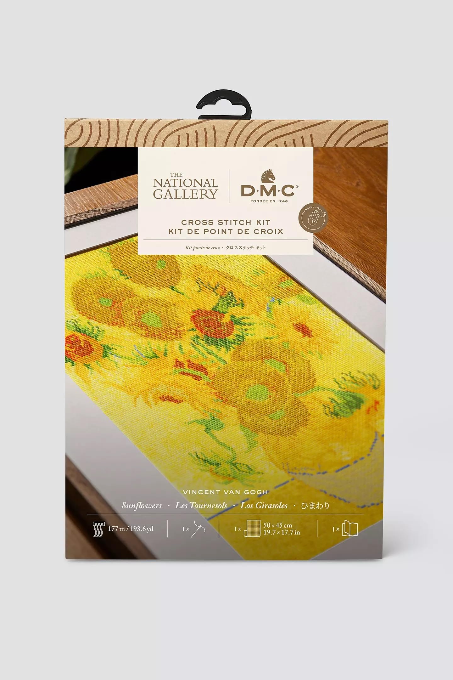 DMC - DMC Museum Collection - Sunflowers Cross Stitch Embroidery Kit - 1 Set