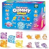 Peelable 6 Animal-shaped Gummy Candy, 20 Pack Mystery Candy | Assorted Flavors, Orange, Mango, Strawberry, Grape, 28.3 oz Box with 20 Bags Individually Wrapped Chewy Sweet Snack
