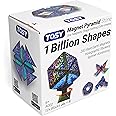 TOSY Magnet Pyramid Stone - 1 Cube Transforms into 1 Billion Shapes, 14 pcs (12 Puzzle pcs and 2 Spinners), 243 Rare Earth Ma