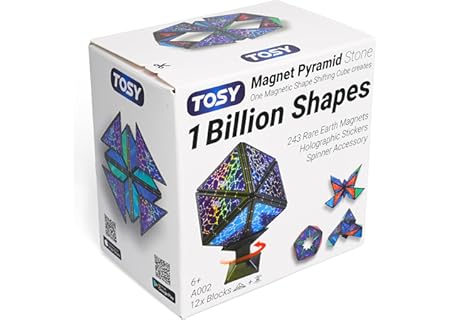 TOSY Magnet Pyramid Stone - 1 Cube Transforms i...