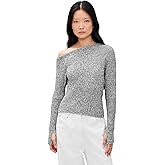 Enza Costa Women's Boucle Knit Slouch Sweater