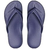 Meik Mangni Arch Support Flip Flops for Women Comfortable Orthotic Sandals for Plantar Fasciitis Relief Ladies Thong Sandals Lightweight Soft Footbed Slides Slip Resistant Shower Shoes
