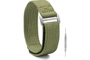 1963 WATCH Nylon Watch Band - Hook and Loop Fasteners Soft Watch Strap 20mm 22mm - Sport Watch Bands for Men Women