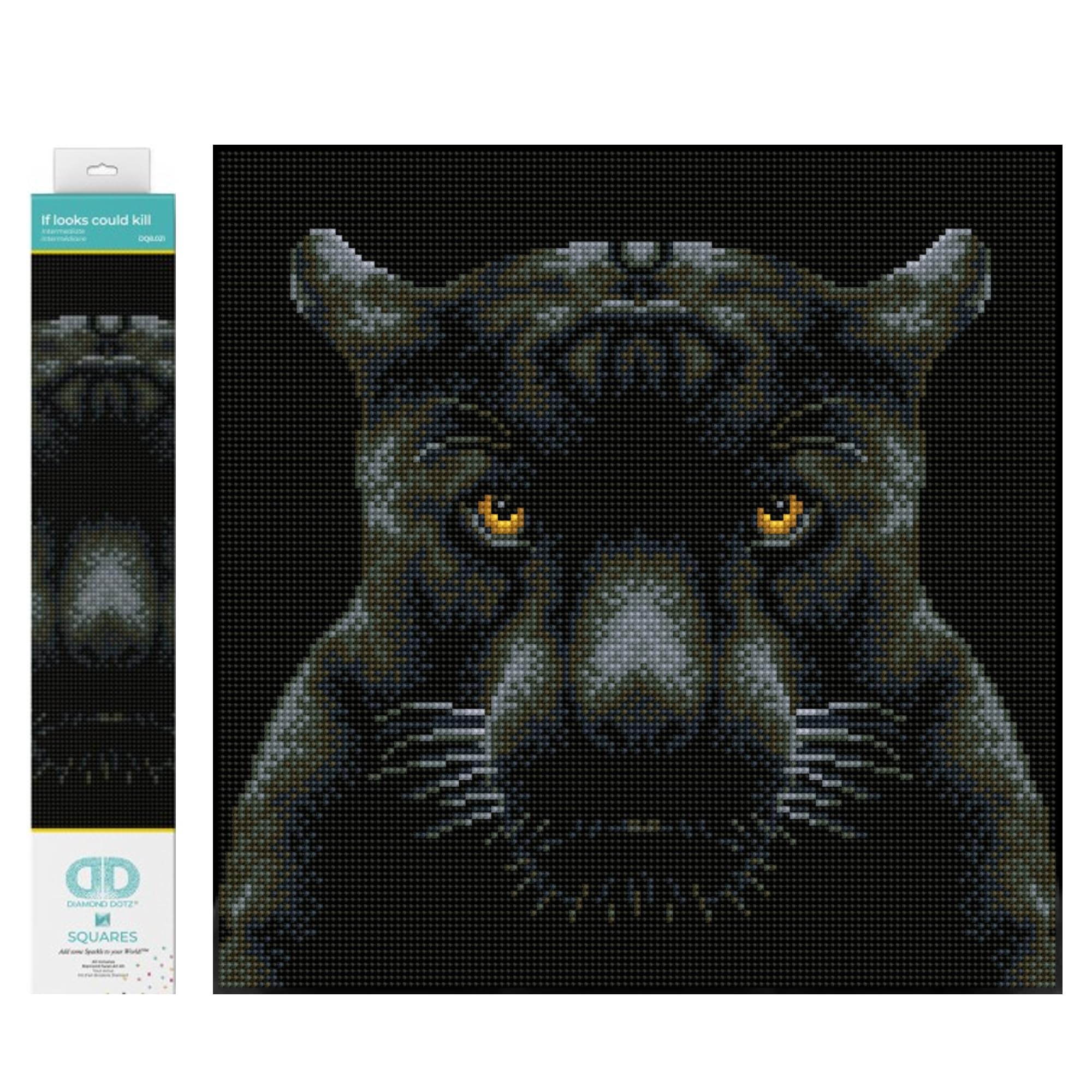 DIAMOND DOTZ Squares DQ8 Intermediate Kit Colourful