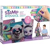 Make It Real Stamp to Reveal DIY Dot Posters, 1 Stamper per kit &amp; 3 Dot Posters |Craft Kit, Artwork Activity, Girls &amp; Kids Ages 6 Bunny, Frog, Panda