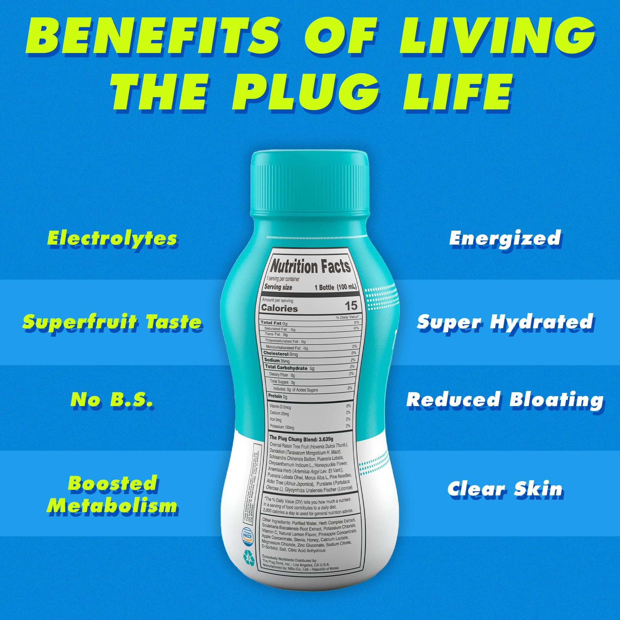 The Plug Liver Cleanse Detox & Repair Drink - Plant Based Herbal Electrolyte Drink for Liver Support & Health, Bloating Relief, Restore Antioxidants & Minerals | Liver Complex Energy Drink (24-Pack)