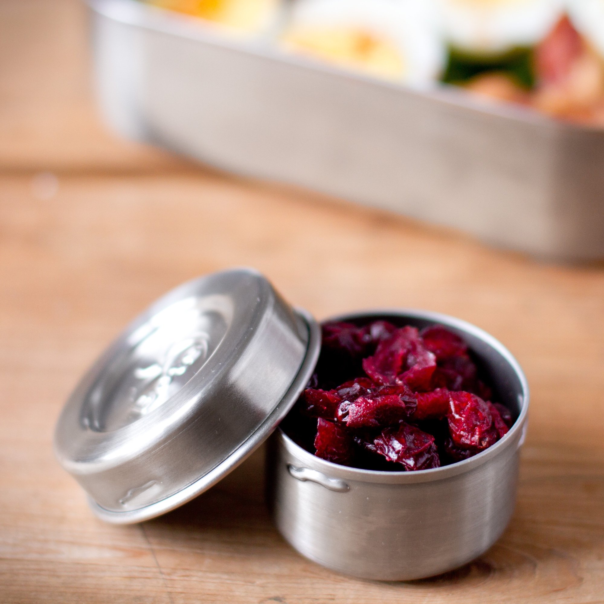 LunchBots Tiny Dips Condiment Containers Set of 3 Perfect Portion