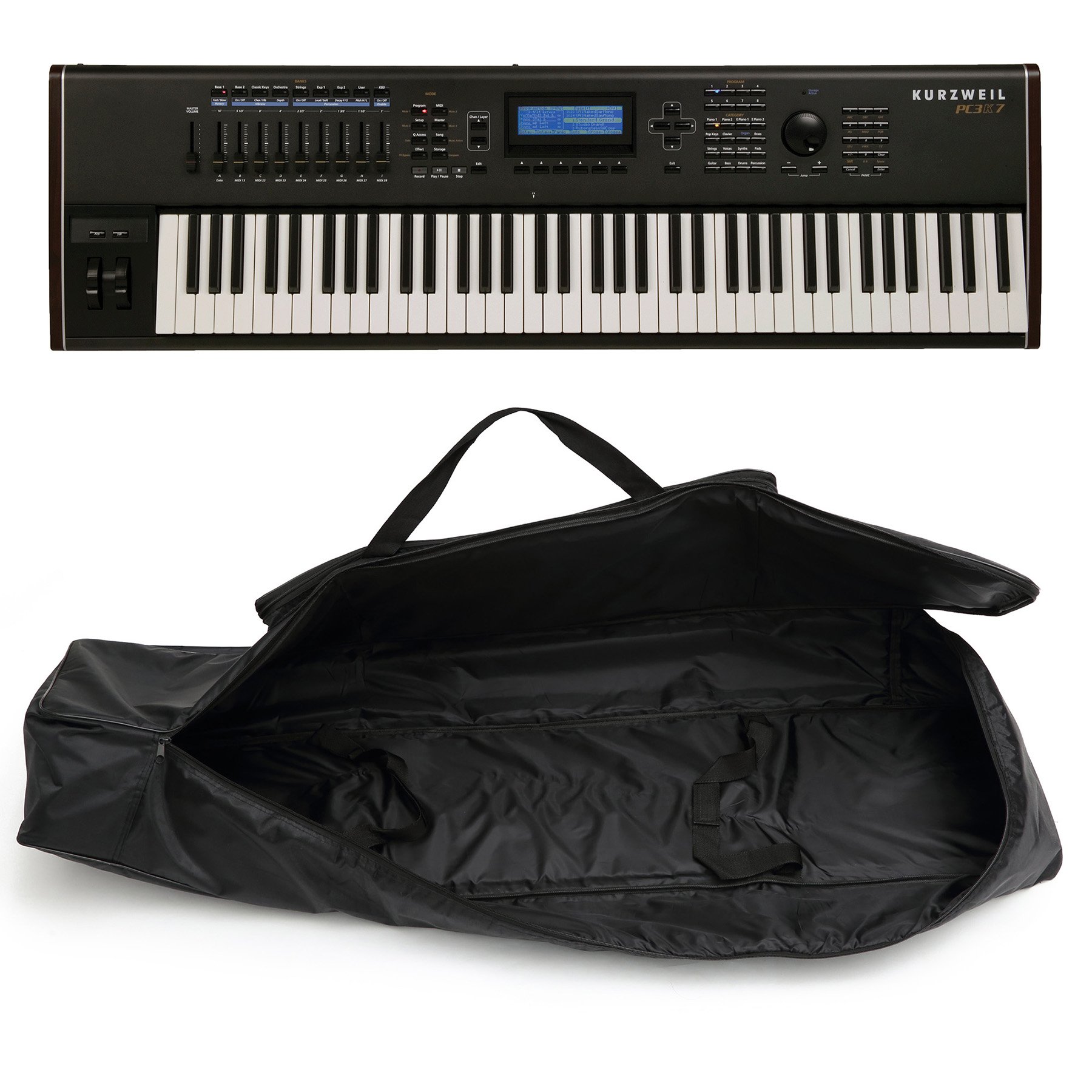 NKTM Electric Piano Keyboard 88 Key Gig Bag,Adjustable and Portable