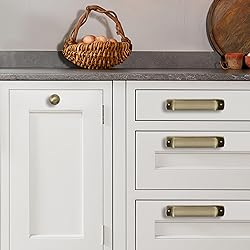 khtumeware 10 Pack 3" Drawer Pulls Brushed Antique