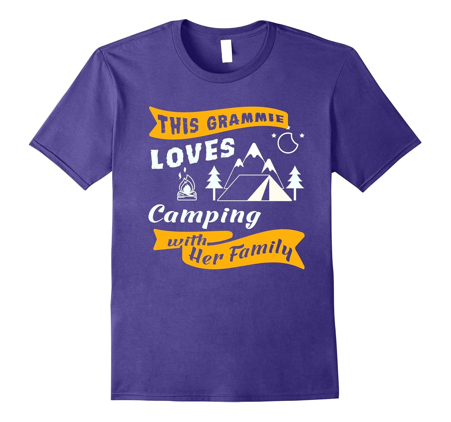 Camper Gift This Gammie Loves Camping With Her Family Shirt-ANZ