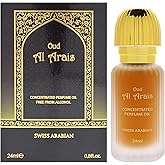 Swiss Arabian Oud Al Arais - Concentrated Perfume Oil - Mini Perfume for Women and Men - Women's Fragrance with Apricot, Lemon, and Oud - 0.8 oz