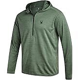 Spyder Mens Quarter Zip Pullover Sweatshirt - Lightweight Performance Fleece Dry Fit Quarter Zip Hoodie Sweatshirts for Men