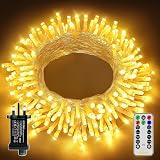 Ollny Christmas Tree Lights 10m 100 LED Warm White Outdoor Waterproof