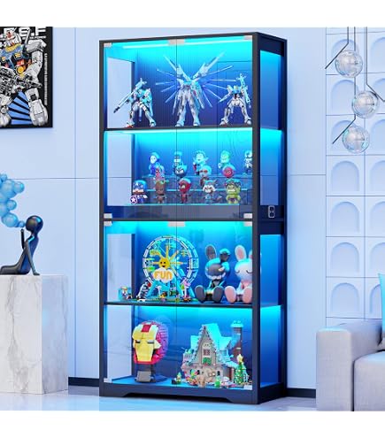 Amazon.com: JSDMBD Rotating Display Cabinet, Display Case Clear