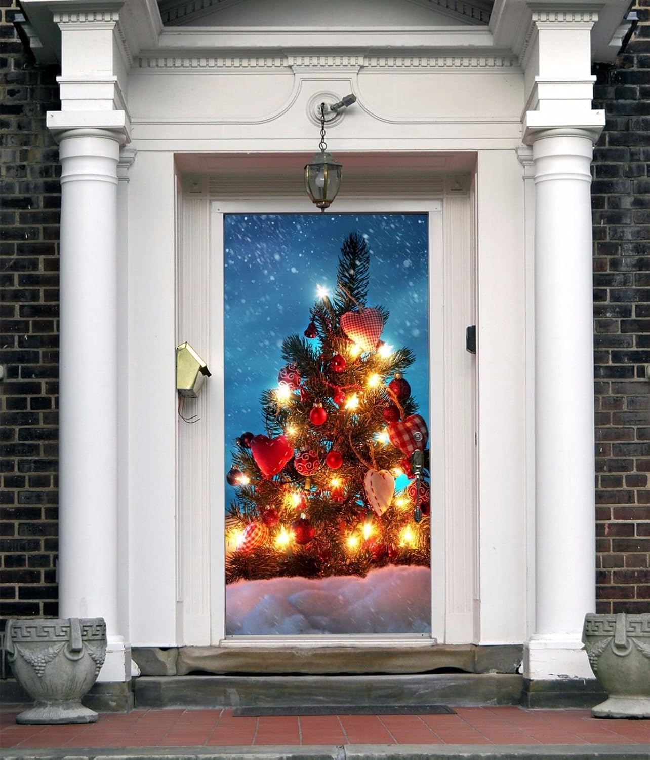 Amazon Com Christmas Tree Entry Door Cover Front Door